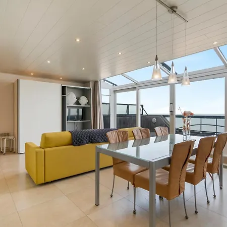 Penthouse App Met Imposant & Eindeloos Zeezicht Apartmán Middelkerke