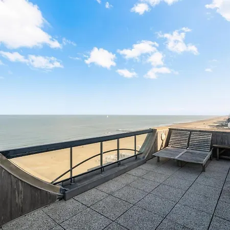 Apartmán Penthouse App Met Imposant & Eindeloos Zeezicht Middelkerke